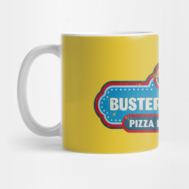 Buster Beaver's Pizza Restaurant Logo (The Boys) Distressed