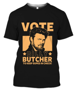 the-boys-t-shirts-vote-billy-butcher-to-keep-supes-in-check-classic-t-shirt