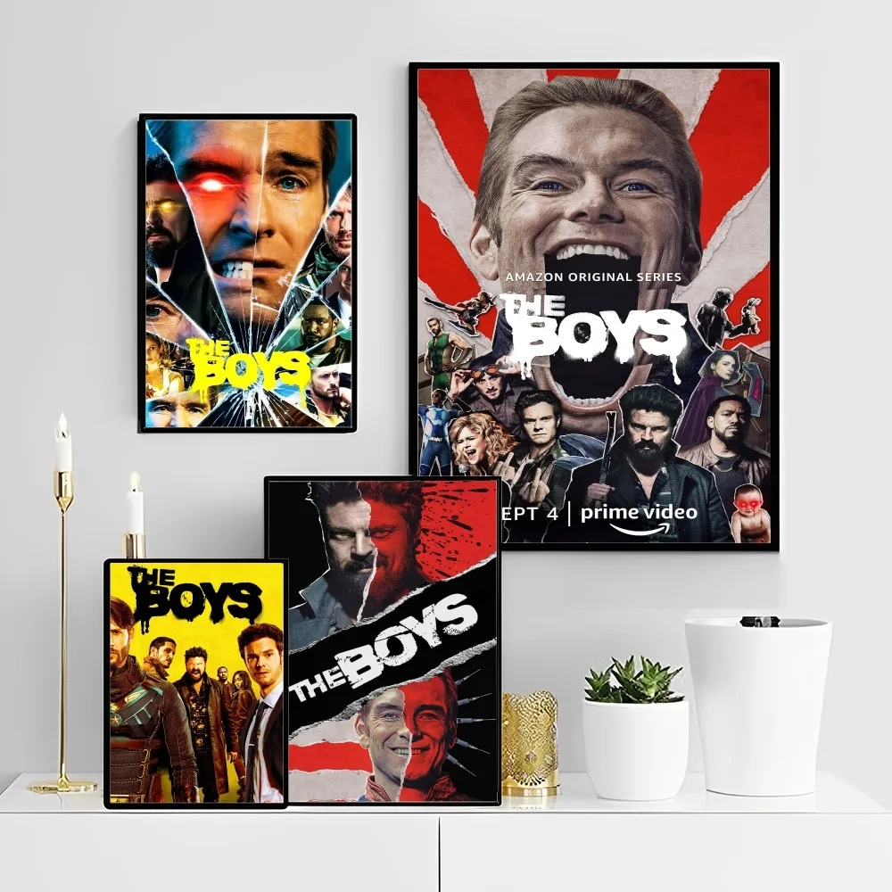 The Boys Season 3 Poster Self adhesive Art Poster Retro Kraft Paper Sticker DIY Room Bar - The Boys Store
